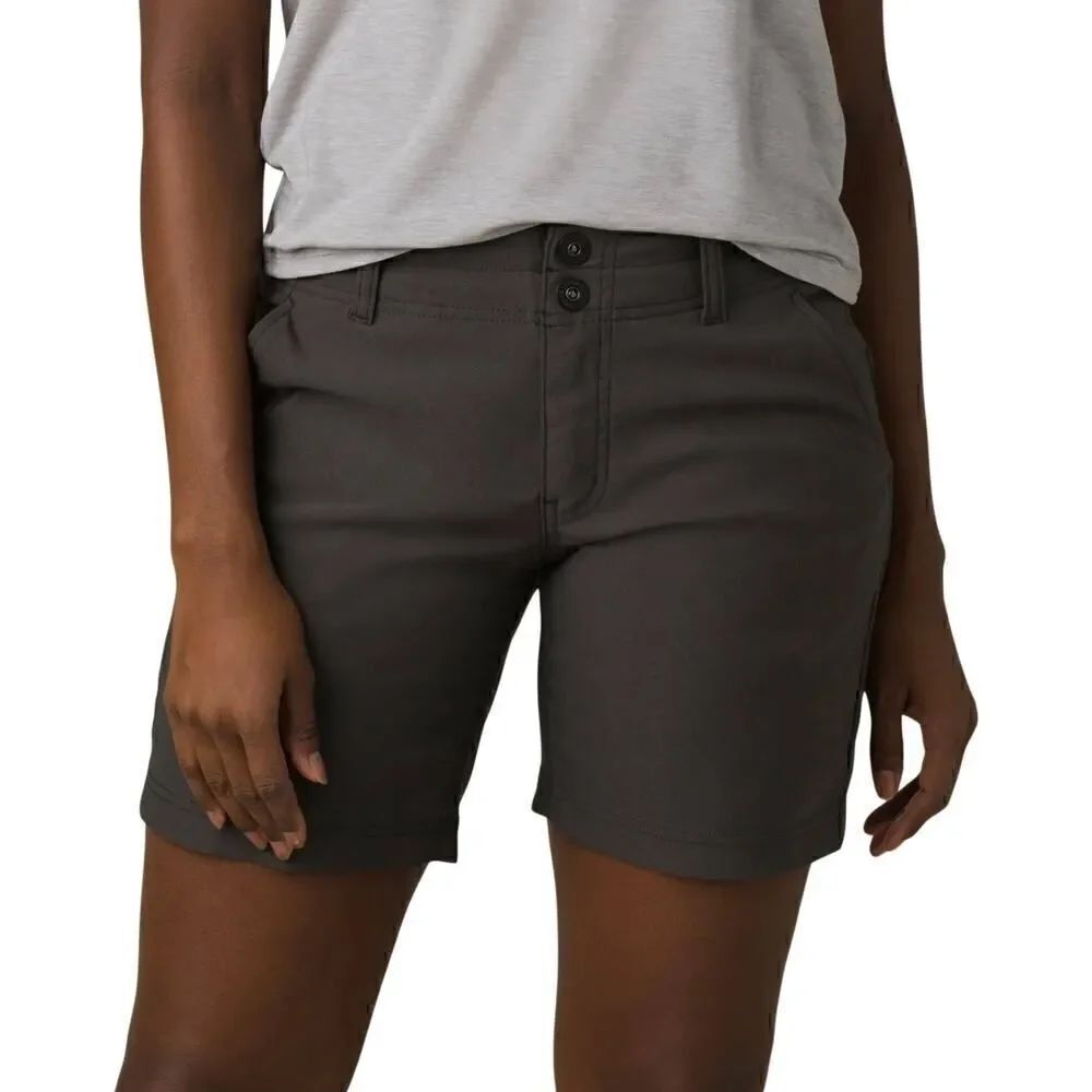 prAna 7" Alana Shorts Dark Iron Size 4, Brand new with tags! MSRP: $65 - Picture 3 of 8